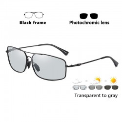 Fotochrome metalen zonnebril - gepolariseerd - dag / nacht rijden - UV 400Zonnebrillen