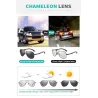 Pilot photochromic sunglasses - anti-glare - UV400
