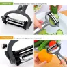 Multifunctionele groente / fruitschiller - rasp - snijmachine - 360 graden draaibaarKeuken