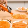 Multifunctionele groente / fruitschiller - rasp - snijmachine - 360 graden draaibaarKeuken
