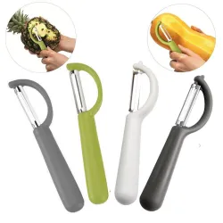 Fruit vegetable potato peeler - stainless steel