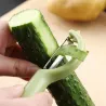 Fruit vegetable potato peeler - stainless steel