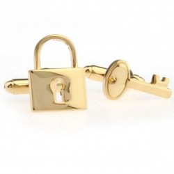 Key lock cufflink - 2pcs