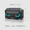 S68 - 25W - draadloze Bluetooth-luidspreker - stereo - ondersteuning voor TF-kaart - uilontwerpBluetooth Luidsprekers