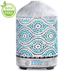 Aroma humidifier - essential oil metal diffusers - 100mL