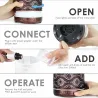 Air humidifier - essential oils diffuser - 7 colors - night light - 260mlHumidifiers