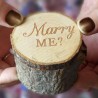 Verlovingsring - rustieke houten kist - Marry Me-logoValentijnsdag