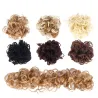 Elastische scrunchie - krullend synthetisch haar - knot - paardenstaart - haarverlengingPruiken