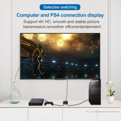 4K HDMI switch - Bi-Direction - 1 naar 2 splitter - 2 in 1 out adapter - voor PS3 PS4 Xbox HDTVHDMI-schakelaars