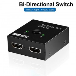 4K HDMI switch - Bi-Direction - 1 naar 2 splitter - 2 in 1 out adapter - voor PS3 PS4 Xbox HDTVHDMI-schakelaars