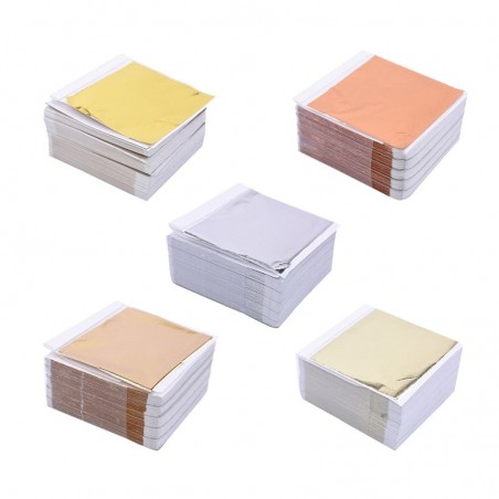 8-14 cm - folie vellen papier - goud - zilver - huis - ambachtelijke - decoratie - 100 stuksDecoratie