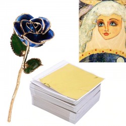 8-14 cm - folie vellen papier - goud - zilver - huis - ambachtelijke - decoratie - 100 stuksDecoratie