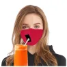 Mond / gezicht beschermend masker - herbruikbaar - met rietje om te drinkenMondmaskers