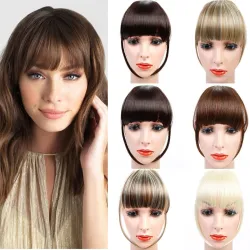 Fringe hair clip - synthetic hair - hair extension