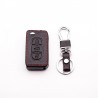 Car leather key cover - PEUGEOT - RCZ - 206 - 207 - 306