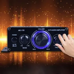 400W - DC12V - HiFi power amplifier - car stereo music receiver - FM radio - MP3Amplifiers