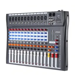 120S-USB - 12 channels - audio mixer - mixing console - 48V Phantom powerAmplifiers