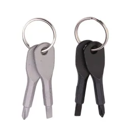 Mini - cross screwdriver - keychain - camping