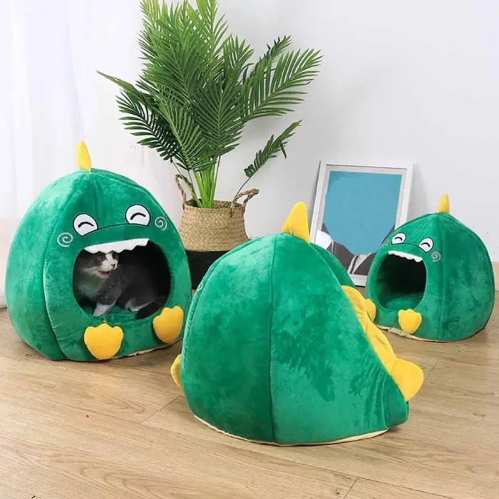 Cats / dogs sleeping bed - pet kennel - dinosaur shapedBeds & mats