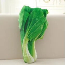Groentevormig kussen - knuffel - broccoli / Chinese kool / choy sumKnuffels