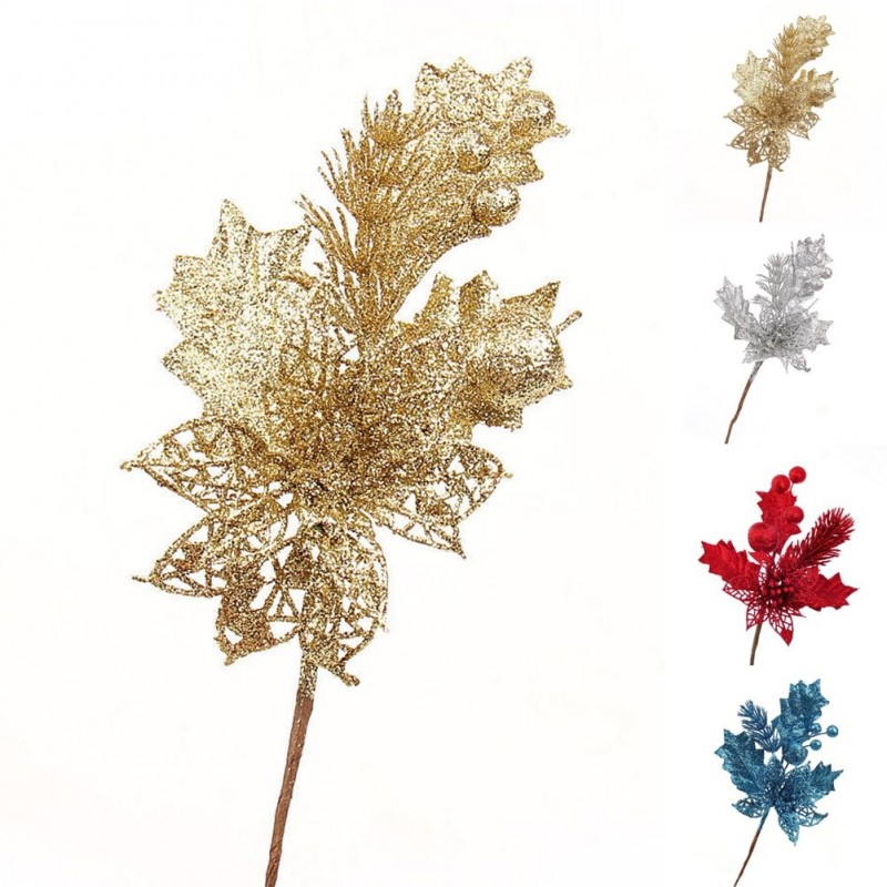 Glitter twig - a hanging Christmas tree ornamentChristmas