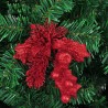 Glittertakje - een hangend kerstboomornamentKerstmis