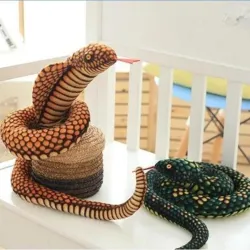 Slang / cobra - knuffel - 100cmKnuffels
