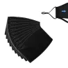 PM 2.5 - gezichtsmaskerfilters - 5-laags - actieve kool - 12 * 8cm - 1 - 5 - 50 stuks - zwartMondmaskers