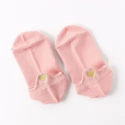 Korte sokken - enkellengte - met een hartje - unisexLingerie