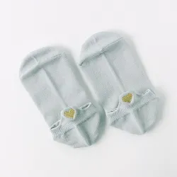 Korte sokken - enkellengte - met een hartje - unisexLingerie