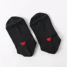 Korte sokken - enkellengte - met een hartje - unisexLingerie