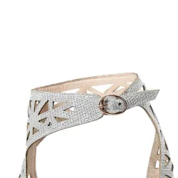 Sexy holle pumps - sandalen met hoge hak - met enkelbandjeHoge hakken