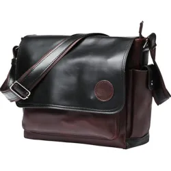 Sac bandoulière / bandoulière POLO Vintage - grande capacité - cuir