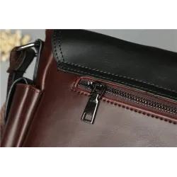 Sac bandoulière / bandoulière POLO Vintage - grande capacité - cuir