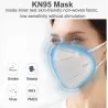 KN95 / FFP2 - beschermend mond- / gezichtsmasker - vijflaags - antibacterieel - herbruikbaar - 10 - 100 stuksMondmaskers