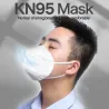 KN95 / FFP2 - beschermend mond- / gezichtsmasker - vijflaags - antibacterieel - herbruikbaar - 10 - 100 stuksMondmaskers