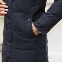 Winter thick jacket - with adjustable hood / collar
