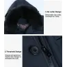 Winter thick jacket - with adjustable hood / collar