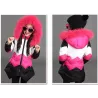 Warm donsjack - met afneembare bontcapuchonKinderen