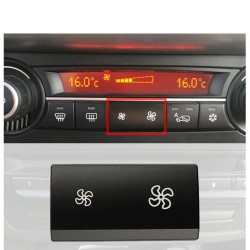 Kapje ventilatorknop - bedieningsschakelaar airconditioning - voor BMW X5 E70 X6 E71Interieur onderdelen
