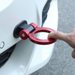 Universal car tow hook - ring shaped