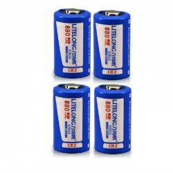Cr2 rechargeable lithium battery- 880mah - LiFePO4