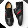 Modieuze sportschoenen - echt leer - lichtgewicht - met ademende meshSchoenen