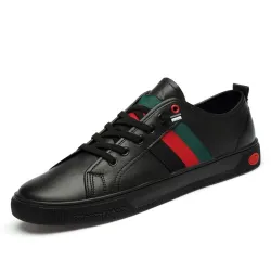 Modieuze casual sneakers - echt leer - ademend - lichtgewichtSchoenen
