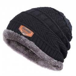 Thick cotton beanies for men