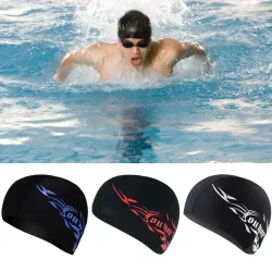Badmuts voor volwassenen - bescherming lang haar - spandex - unisexZwemmen
