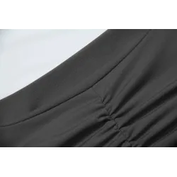 Sexy mini-jurk zonder rug met lange mouwenJurken