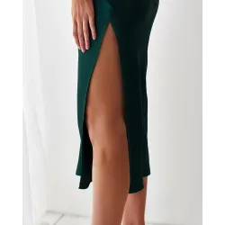 Sexy silk dress - sleeveless - spaghetti strap
