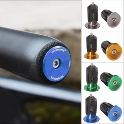 Bicycle handlebar end cap - aluminum alloy - MTB - road bike - replacement