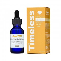 TIMELESS - 20% vitamine C / E / ferulazuur - antioxidant / whitening gezichtsserum - antirimpel - 30 mlHuid